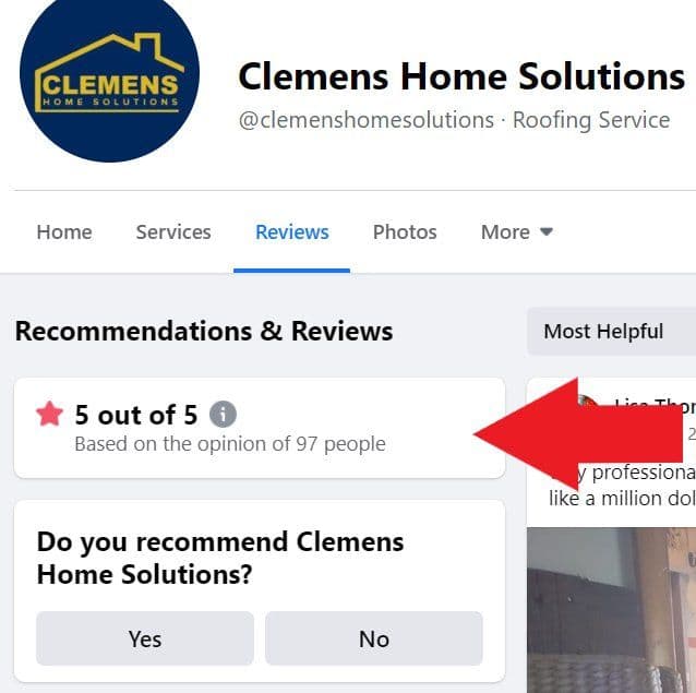 Clemens-Home-Solutions-Facebook-Reviews