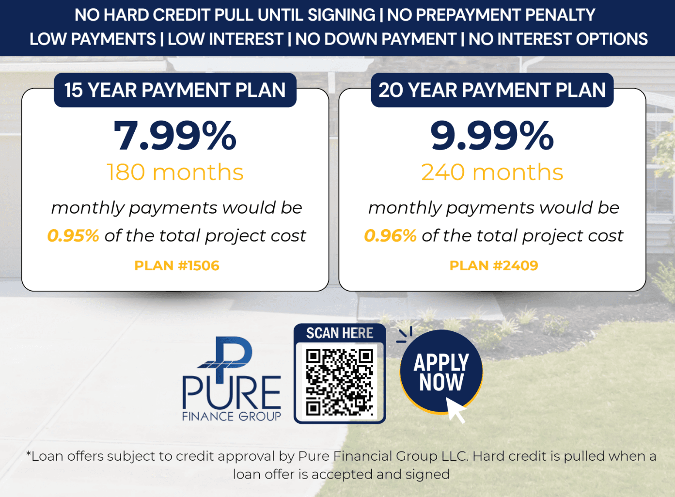 Financing Plans